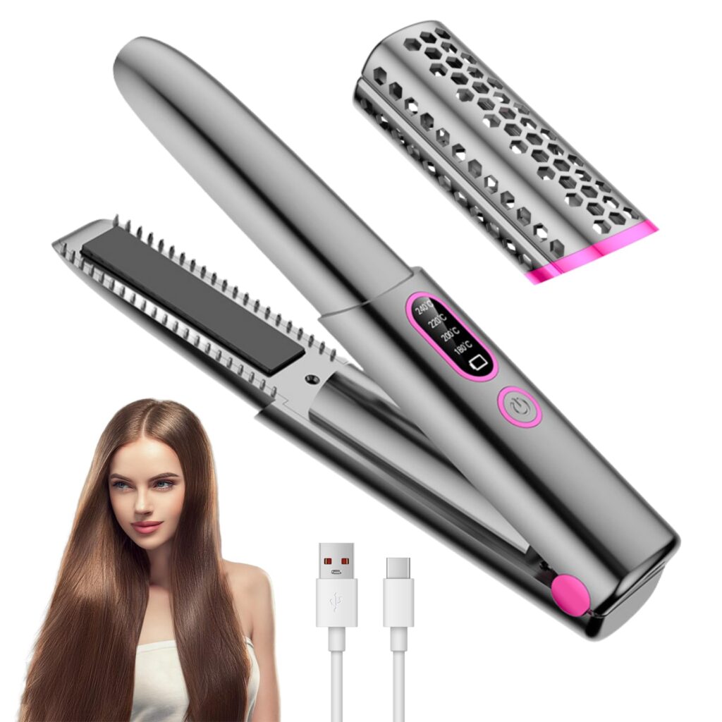 BelonLink Plancha de Pelo Inalámbrica: Estilo Profesional en Cualquier Lugar